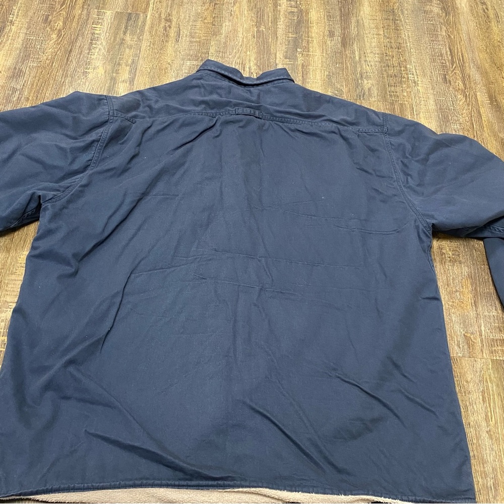 Levi's Men's Sherpa Blue Button Up Insulated/fleece Outdoor Chore Jacket Size 3X - Picture 10 of 16
